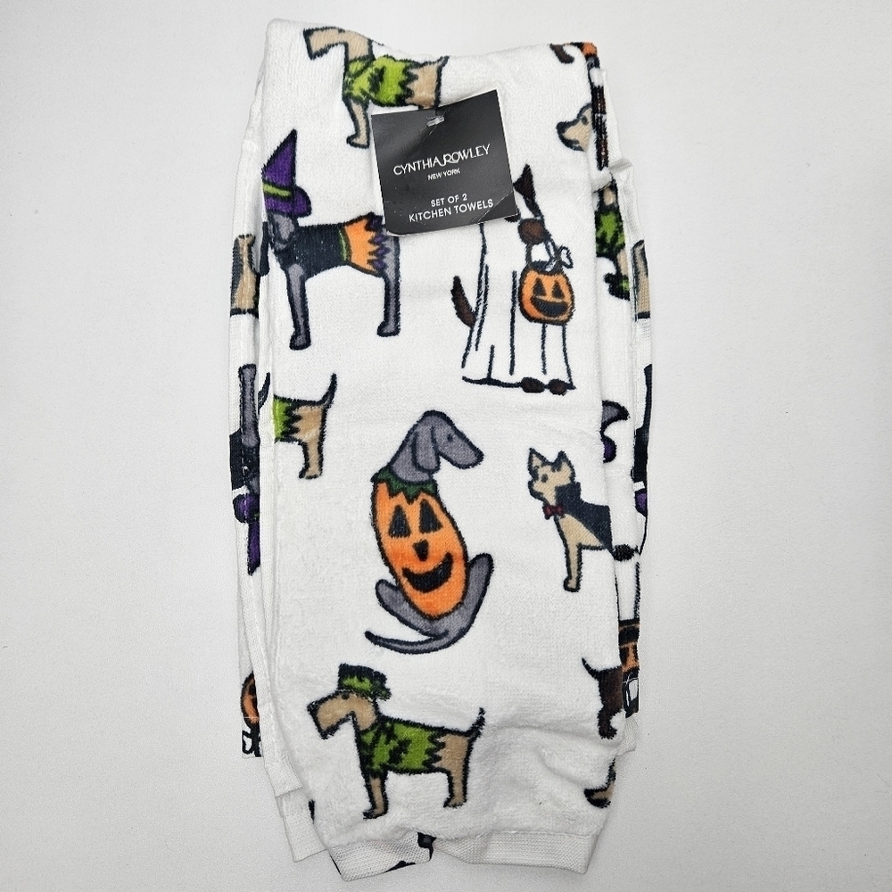 Halloween dogs kitchen towels - Picture 4 of 4